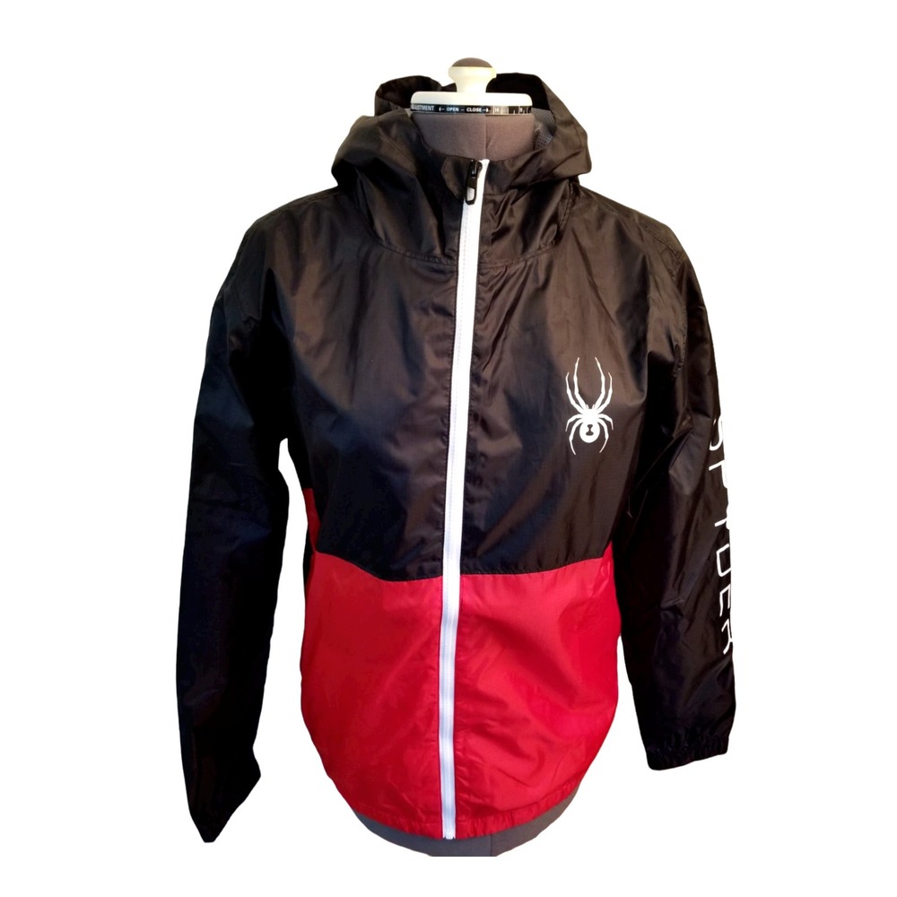 Spyder Optic Windbreaker‎ Water resistance Men's Jacket Size M PIT TO PIT 22 IN